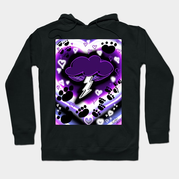 Moxiety Emblem Merge Hoodie by Mandiehatter